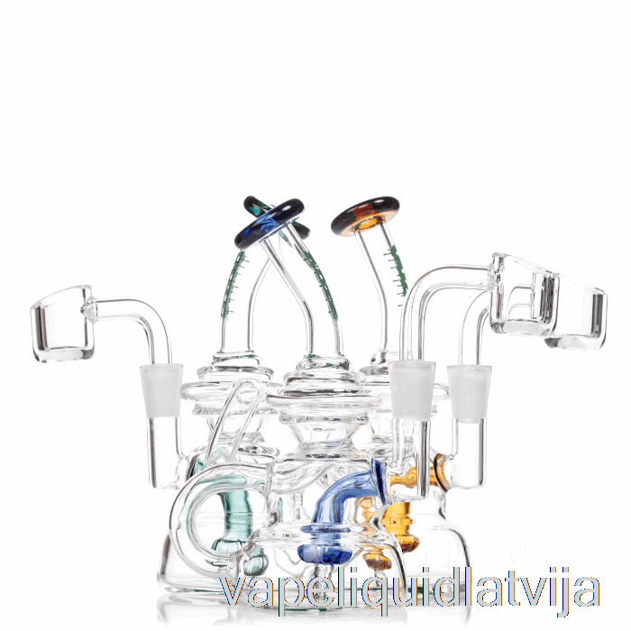 Ooze Flood Mini Dab Rig Tumši Zils Vape šķidrums